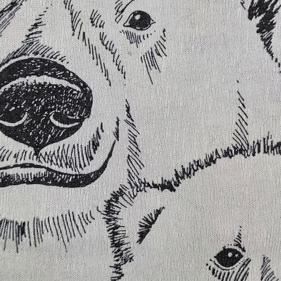 Vintage 1988 Alaska Polar Bear Shirt Women XL 22x23 Boxy USA - Picture 9 of 14